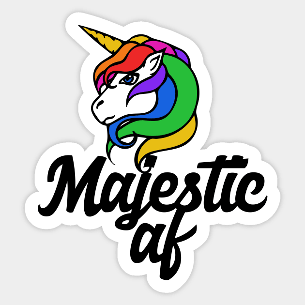 Majestic AF Sticker by bubbsnugg